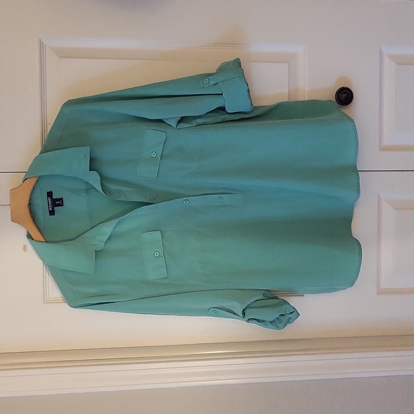 Old Navy Tops - Old navy blue green blouse XL